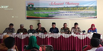 musrenbang kecamatan bukit sundi tahun 2019 - foto 4